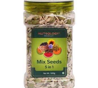 Nutsology Mix Seeds | 500gm | Pumpkin, Flax, Watermelon, Muskmelon/Kharbuja, Sunflower Seeds | Healthy