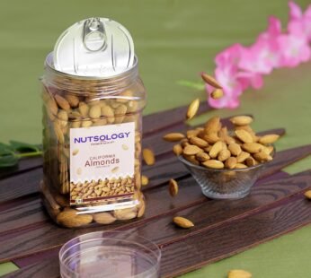 Nutsology California Almonds | 500gm | 100% Natural| Medium Size | Good Quality | Tamper Proof Packaging