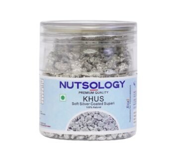 Nutsology Khus Soft Silver Coated Supari | 150gm | PET Jar Pack | Khus Flavour