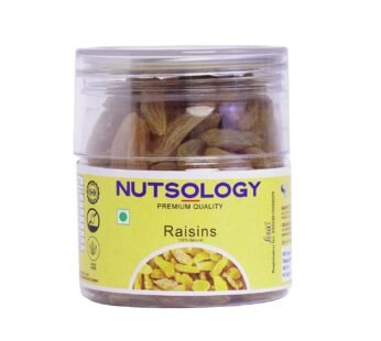 Nutsology Seedless Long Green Raisin | 160gm | Rich in Iron & Vitamin B | Healthy And Tasty Snacks | Fresh