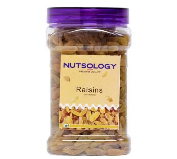 Nutsology Seedless Long Green Raisin | 500gm | Rich in Iron & Vitamin B | Healthy And Tasty Snacks | Fresh