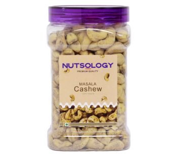 Nutsology Masala Cashew| 450gm | Masaledaar Crunchy Snack | Tamper Proof Packaging